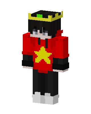 Star Hoodie Prince skin, 3D preview