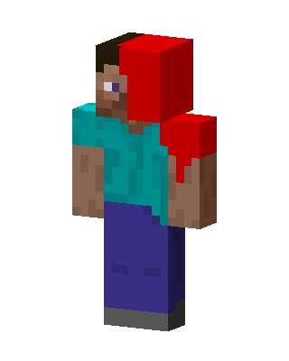 Teal Mob Boy skin, 3D preview