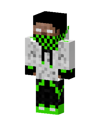 White Player Boy skin, 3D preview