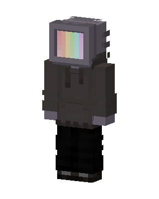Gray Robot Boy Minecraft skin