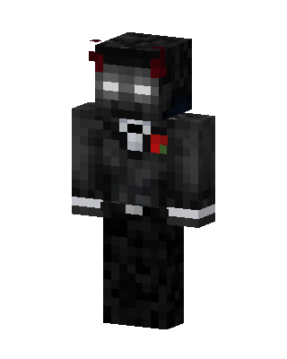 Black Villain Boy skin, 3D preview