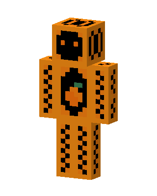 Orange Holiday Minecraft skin