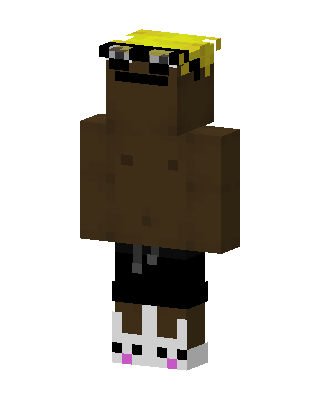 Bunny Slipper Dude skin, 3D preview