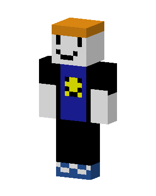 Black Player Boy skin, 3D preview