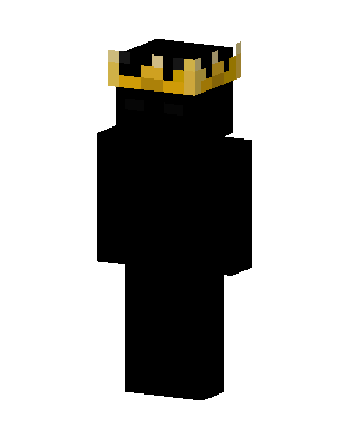Enderman King skin, 3D preview