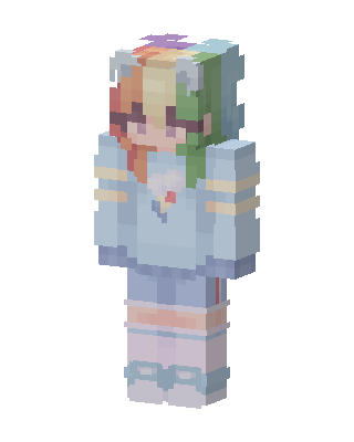 Rainbow Dash skin, 3D preview