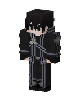 Kirito skin, 3D preview