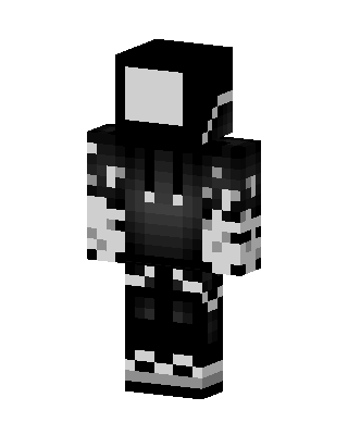 Monochrome Hoodie skin, 3D preview
