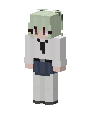 Mint Schoolgirl Minecraft cute skin