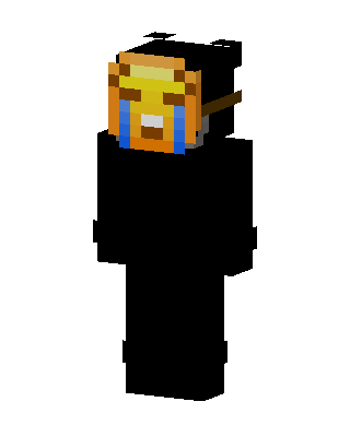 Crying Emoji skin, 3D preview