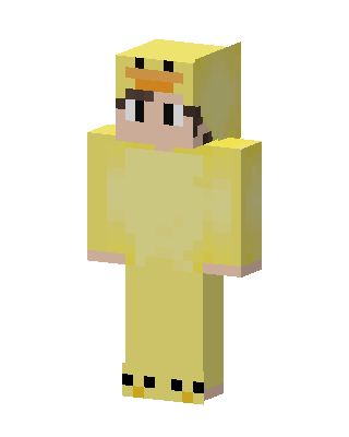 Duck Onesie skin, 3D preview