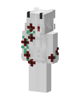 White Animal skin, 3D preview