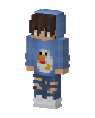 Snowman Hoodie Minecraft skin