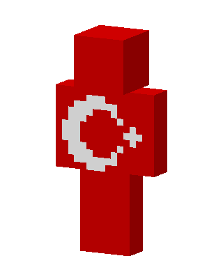 Turkish Flag skin, 3D preview