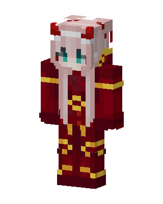 Zero Two skin, 3D preview