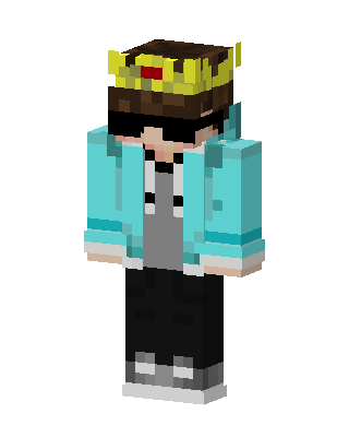 Crowned Cool Guy Minecraft skin