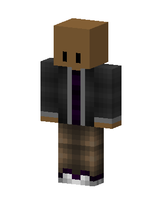 Brown Suit Boy skin, 3D preview