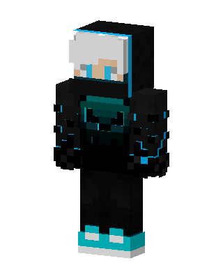 Cyber Hoodie skin, 3D preview