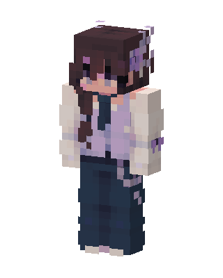 Lavender Layers skin, 3D preview
