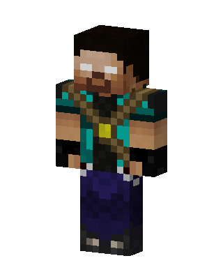 Herobrine Survivor Minecraft skin