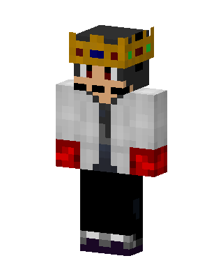 Crowned Lab Coat skin, 3D preview