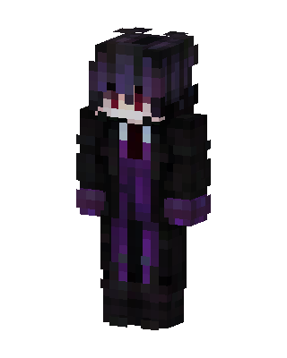 Black Villain skin, 3D preview