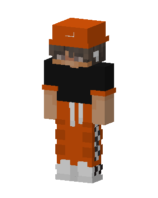 Orange Streetwear Minecraft skin