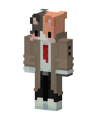 Calico Cat Detective skin, 3D preview