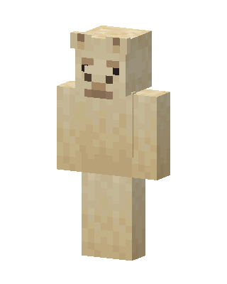 Cream Bear Minecraft skin