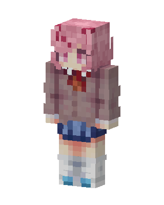 Pink Anime Girl Minecraft pink skin