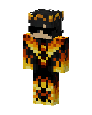 Lava Warrior skin, 3D preview