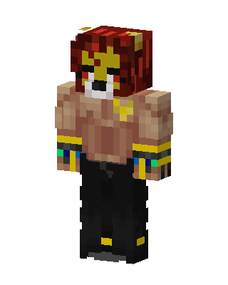 Lion Brawler skin, 3D preview