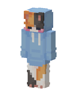 Calico Hoodie Cat Minecraft skin