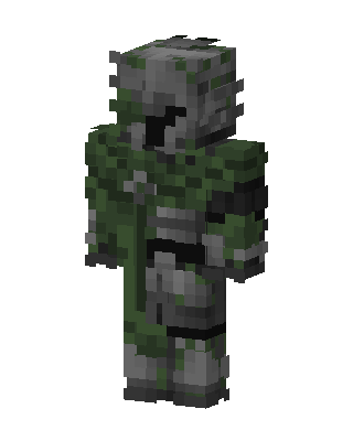 Mossy Knight skin, 3D preview