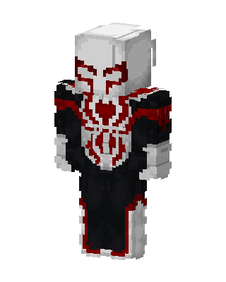 Spider-Man 2099 skin, 3D preview