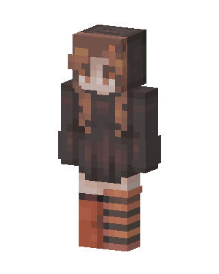 Brown Player Girl Minecraft skin