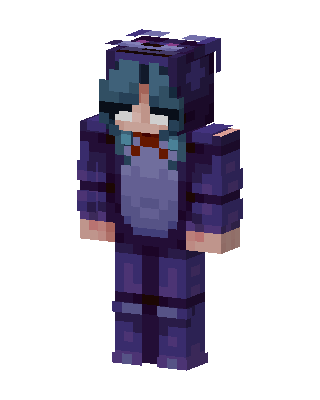 Purple Player Boy skin, 3D preview