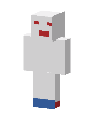 White Mob skin, 3D preview
