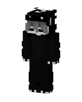 Shadow Dino Hoodie skin, 3D preview