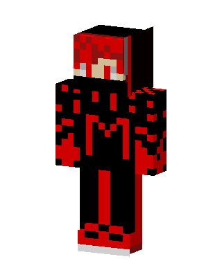 Crimson Hoodie Boy Minecraft skin