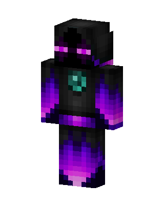 Ender Mage skin, 3D preview
