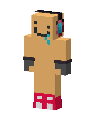 Gingerbread Man skin, 3D preview