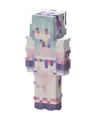 Pastel Angel skin, 3D preview