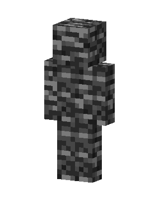 Bedrock Block skin, 3D preview