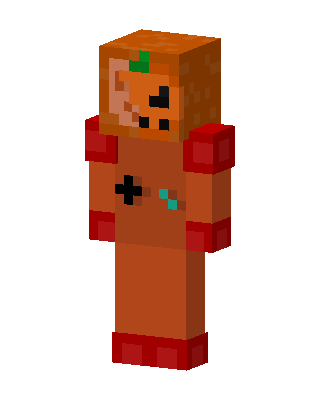 Pumpkin Head Minecraft cute skin