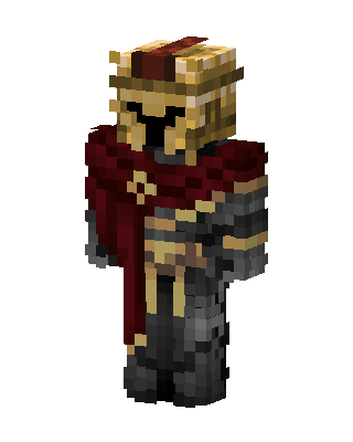 Crimson Knight skin, 3D preview