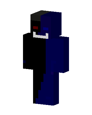 Blue Villain Boy skin, 3D preview