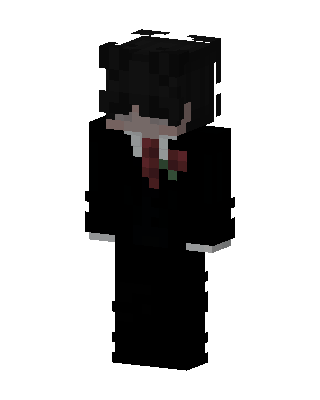 Rose Suit Boy skin, 3D preview