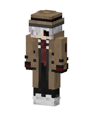 Detective Coat skin, 3D preview