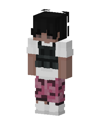 Pink Camo Streetwear skin, 3D preview
